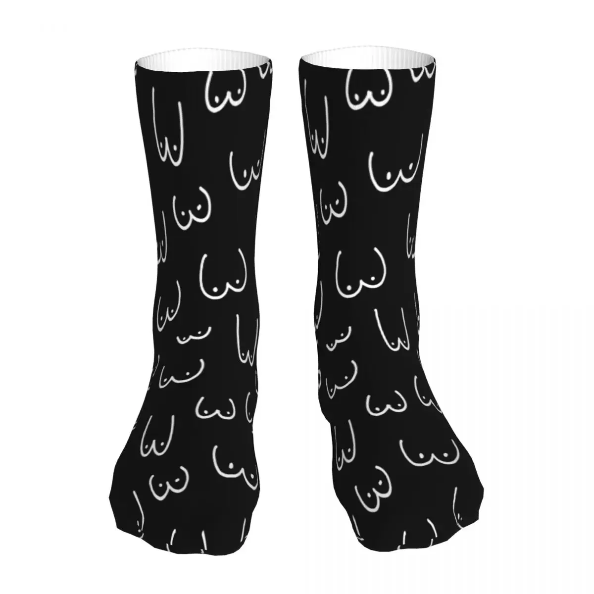 Черно-бяла Фигура от цици Чорапи Чорапи-Мъжки, Дамски Чорапи От Полиестер Адаптивни Хип-Хоп