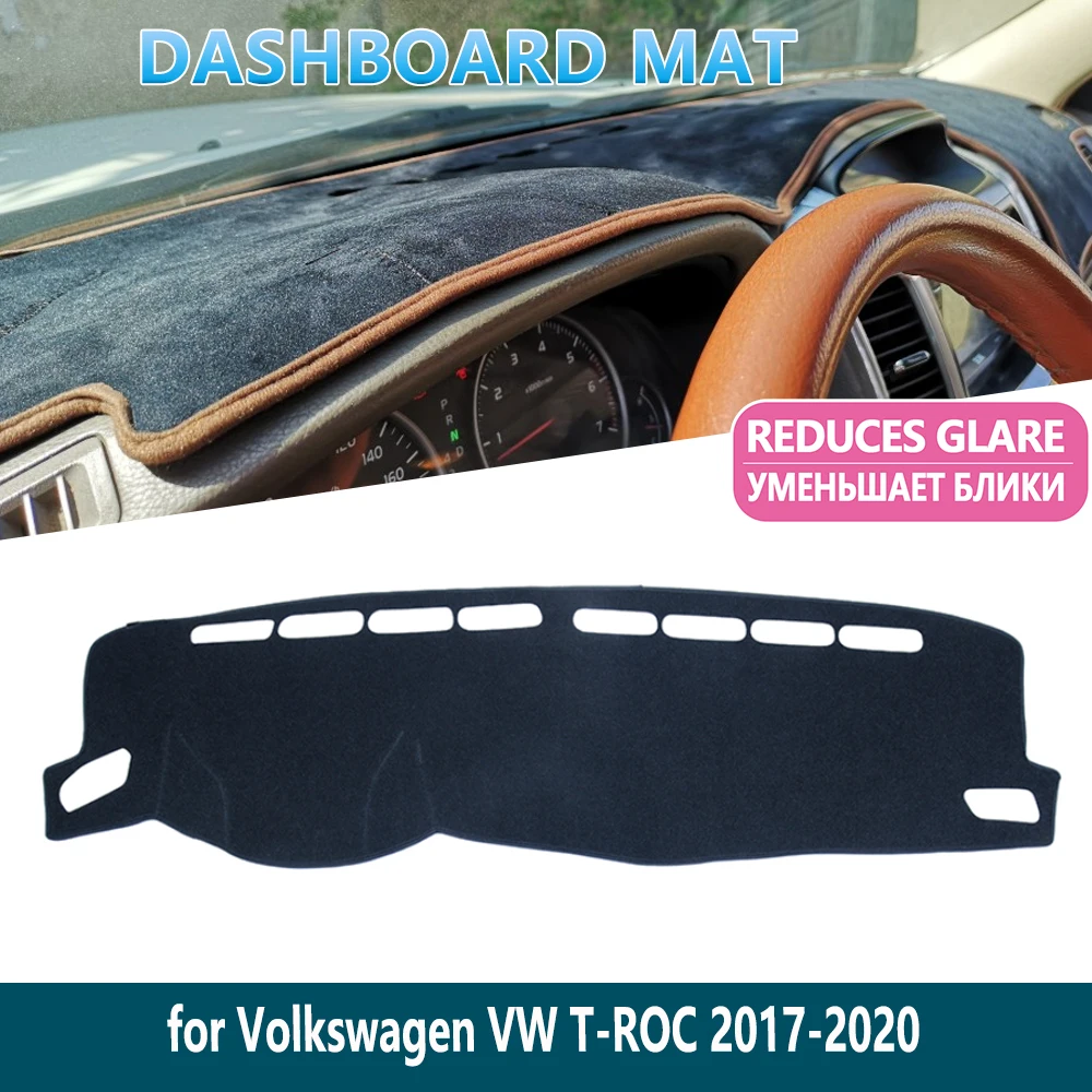 за Volkswagen VW T-Roc 2017 2018 2019 2020 Противоскользящий Подложка за арматурното табло, Панел, Вътрешен Козирка, табло, Автомобилни Аксесоари