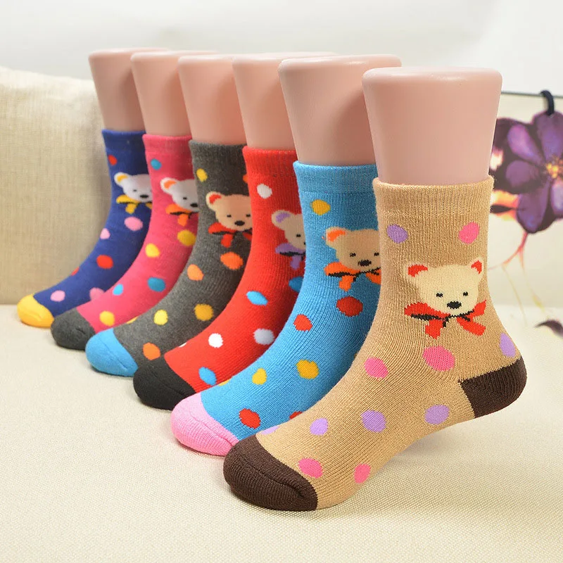 1 чифт = 2 бр./лот, детски къси чорапи за момичета и момчета, памучни детски топло Нови Ежедневни чорапи, бебешки чорапи за 0-10 години