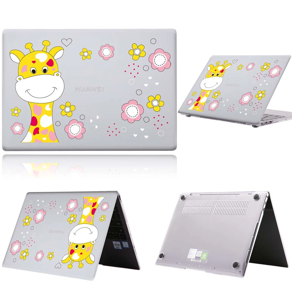 Калъф за лаптоп от EVA с шарени жираф за Huawei MateBook 13/13 AMD Ryzen/14/D14/D15/X 2020/X Pro/Pro 16,1/Honor MagicBook 14/15