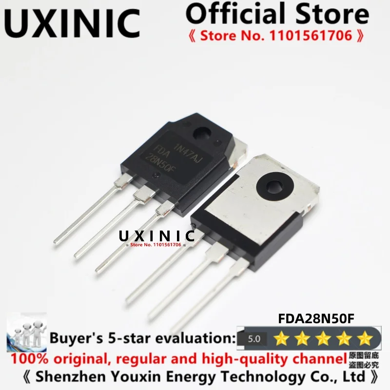 UXINIC 100% Нов Внос на Оригинални FDA28N50F 28N50F FDA38N30 38N30 TO-247 IGBT Транзистор Изображение 0 