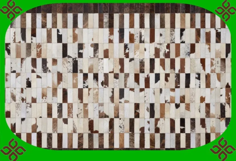 2018 безплатна доставка 100% естествена натурална воловья кожа пере килими латексова основа