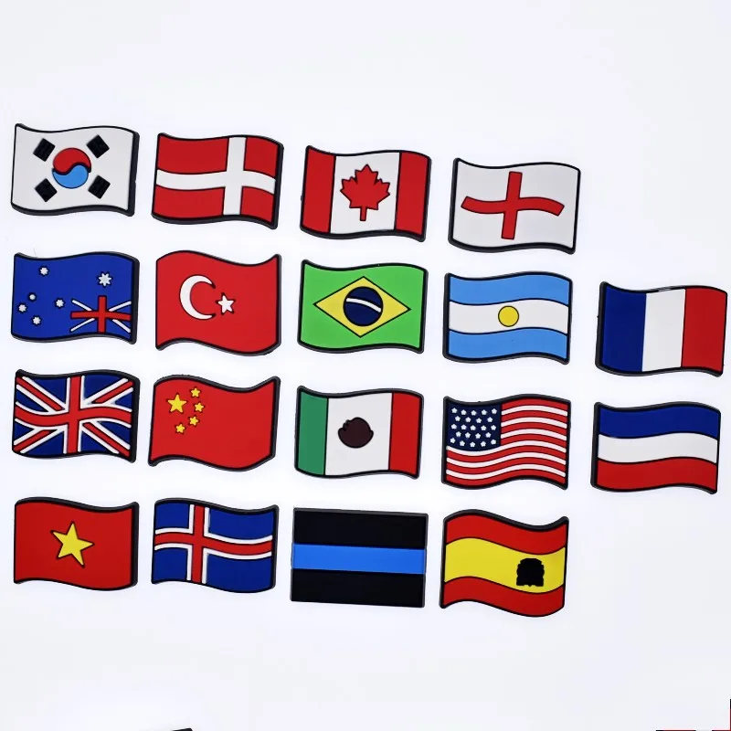 10 бр. Флаг на Страната Канана САЩ, Корея, Великобритания, Бразилия, Турция, Франция, Аржентина, Швейцария, Холандия Мексико, Англия, Бразилия, Украса За Обувки