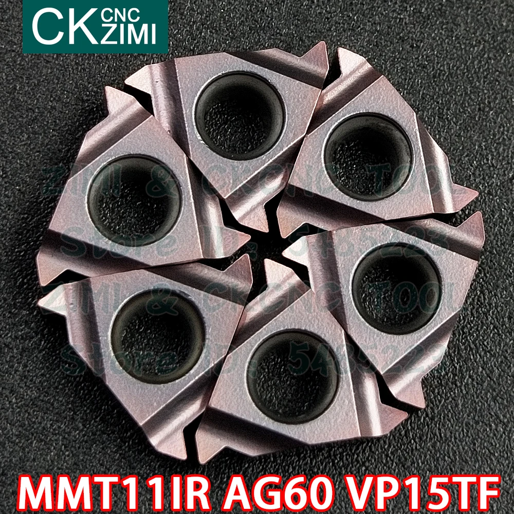 MMT11IR AG60 VP15TF MMT 11IR AG60 VP15TF видий посочете с вътрешна резба Инструменти за токарной обработка на метали с CNC машина за неръждаема стомана