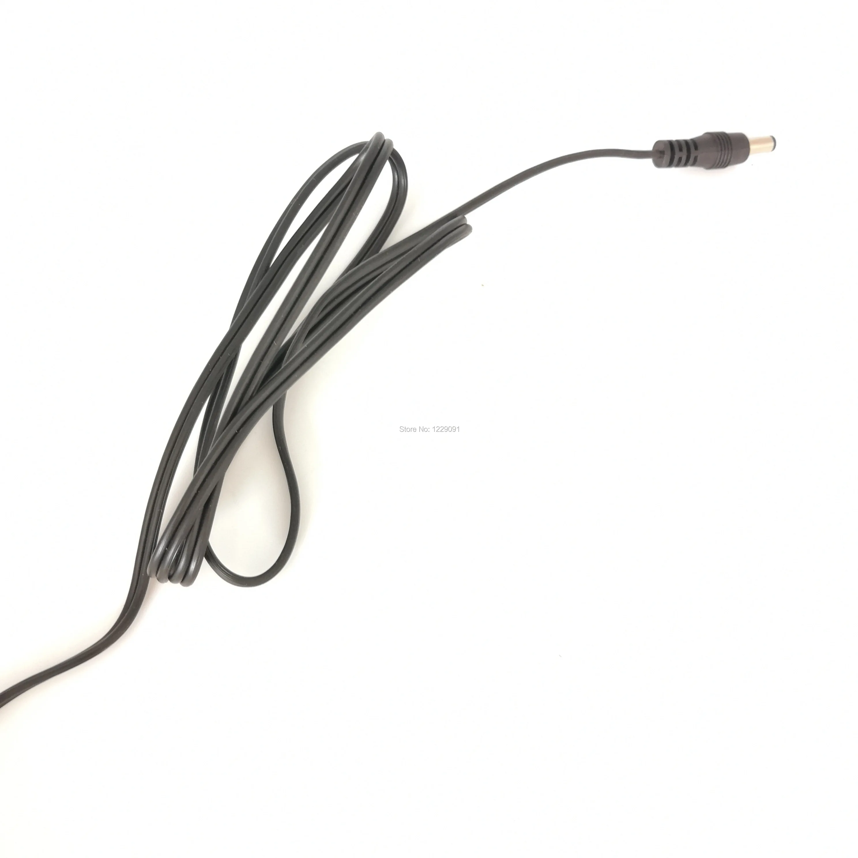 1 метър кабел захранване на 12 v с щепсел за постоянен ток