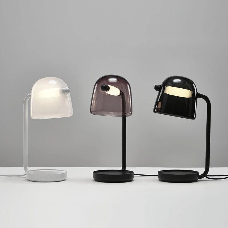 Скандинавска Модерна и Креативна Стъклена Лампа INS Самоличността на Дневна Спалня Нощна Лампа Изкуството на Мода Бар Декоративна Настолна Лампа