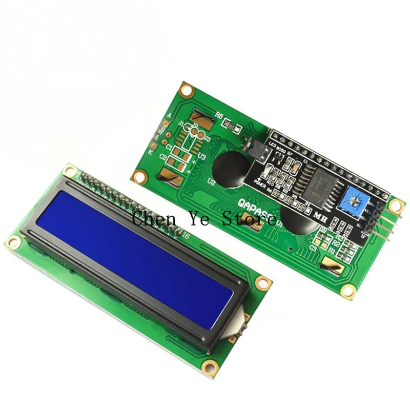 LCD1602 1602A LCD модул Син Екран 16x2 Символи LCD Дисплей PCF8574T PCF8574 IIC I2C Интерфейс 5 за arduino
