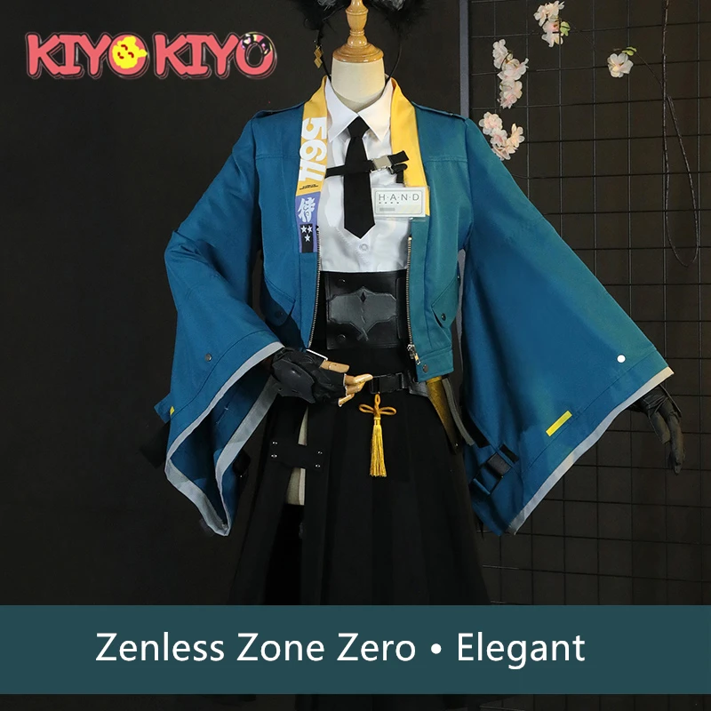 KIYO-KIYO Zenless Zone Zero Cosplay Елегантен Костюм За Cosplay, Елегантно Оформени Обличам Костюм За Хелоуин