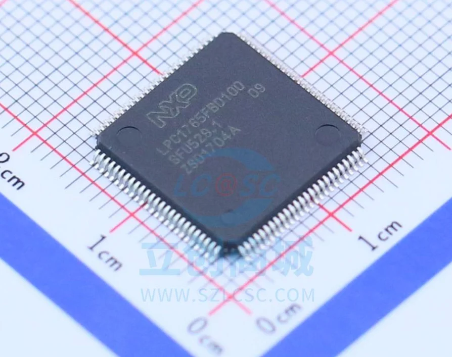 100% чисто Нов Оригинален LPC1765FBD100, 551 осъществяване LQFP-100 Нови Оригинални автентични процесор/чип на микроконтролера