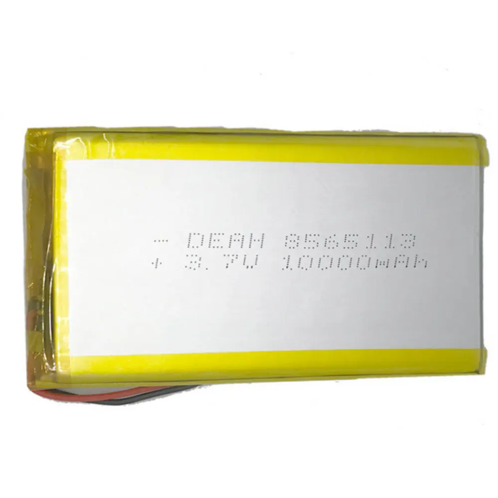 Оригинален размер на Батерията 10000 ма 8565113 Батерия за Таблет DVD GPS Медицинско Устройство PDA Електронна книга Батерия