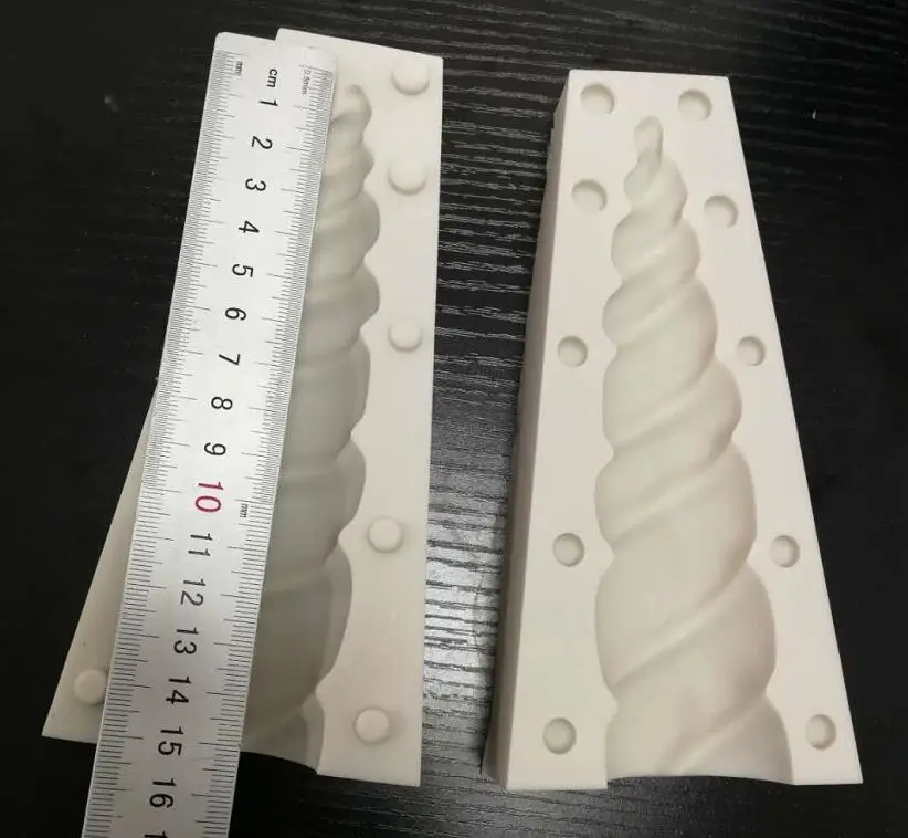 Инструмент за Торта 6 инча 3D рог на еднорог Силиконова форма на Мухъл Сватбен Шоколад инструменти фондан Торта Печене Черешката на Лед