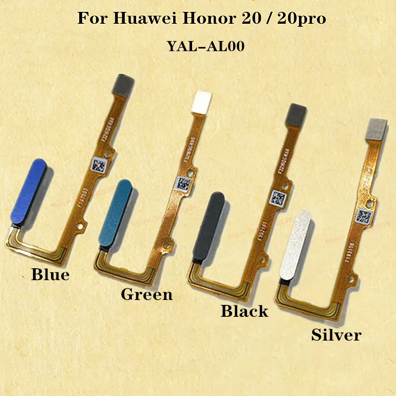 Оригинален Скенер на Пръстови Отпечатъци За Huawei Honor20 Honor 20 Pro YAL-AL00 Touch ID Home Бутона за Отключване на ключа Гъвкав кабел Замяна