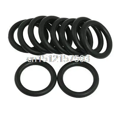 10 Броя Черни Уплътнителни Пръстени от нитриловой каучук NBR О-Ръкав 25 mm x 35 mm x 5 mm