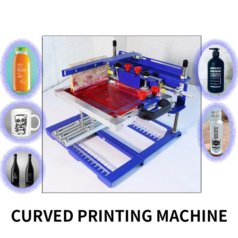 Извита ситопечат, печатна машина Извити печатна машина SPE-A QMH170 маса за ситопечат Ръководство за експлоатация сито печатна машина Изображение 0 