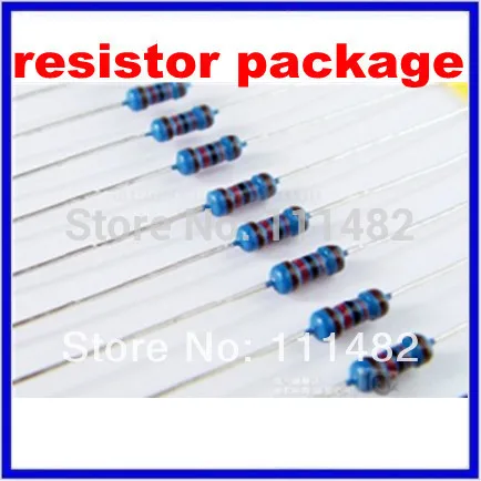 21 стойност 2100шт 1/4 W резистор пакет 1%, 21 вид обикновено резистор, съпротивление комплект