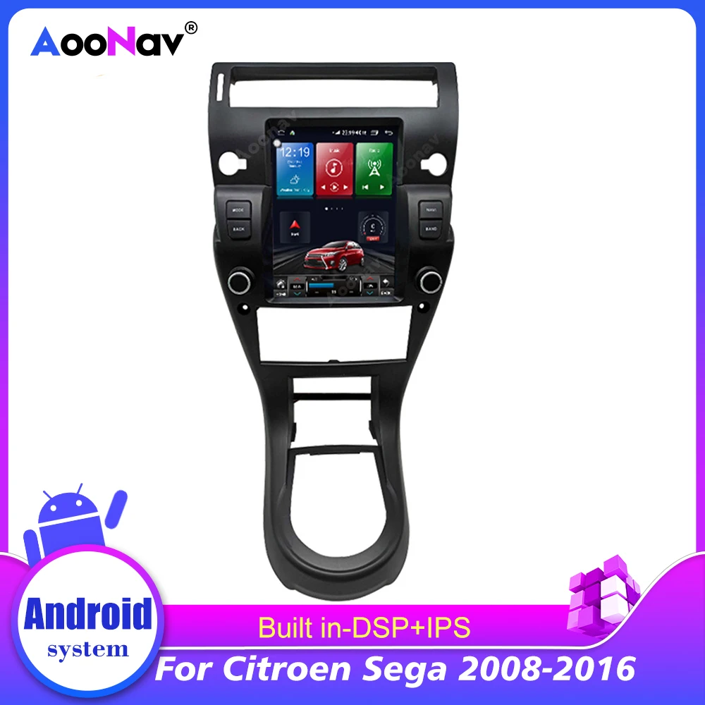 2 Din 128 Г Автомобилен Радиоприемник За Citroen Sega 2008-2016 Android GPS Система за Навигация Авторадио Мултимедиен Плеър Главното Устройство