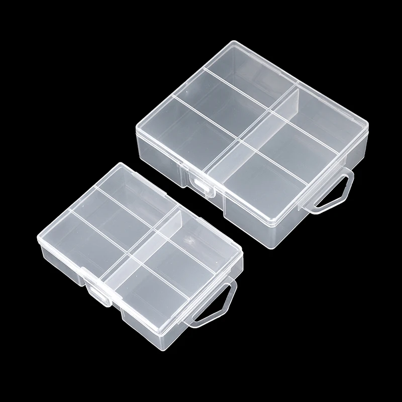 5th/7th Суха Батерия, Кутия За Съхранение за Носене Защитен Контейнер Органайзер Голям Капацитет Пълно Покритие на Твърда Пластмаса Прозрачна Преносим Изображение 1 