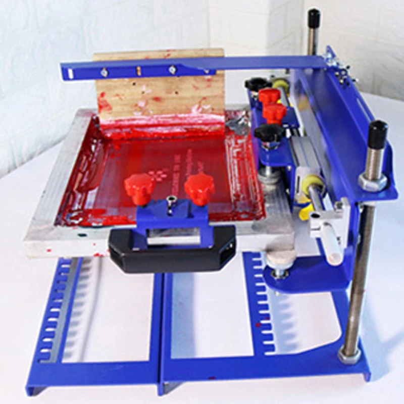Извита ситопечат, печатна машина Извити печатна машина SPE-A QMH170 маса за ситопечат Ръководство за експлоатация сито печатна машина Изображение 2 