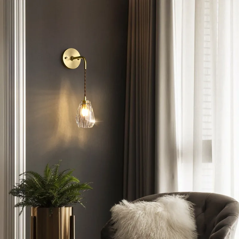 модерен стил с модерен декор merdiven с бял колан антични лампа стилове стенен led лампа за спални Изображение 3 