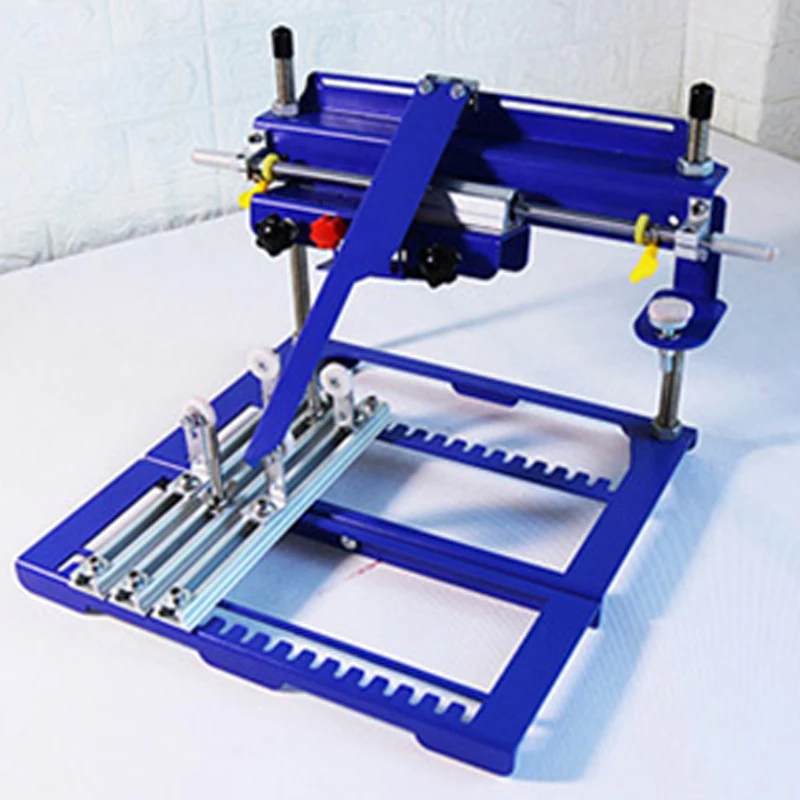 Извита ситопечат, печатна машина Извити печатна машина SPE-A QMH170 маса за ситопечат Ръководство за експлоатация сито печатна машина Изображение 3 
