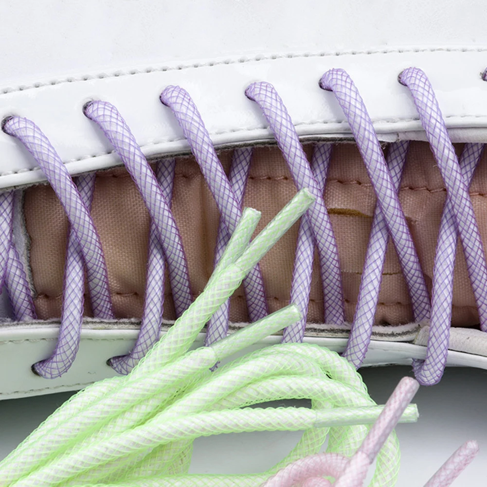 Модни кръгли шнурове, с високо качество на окото класически обувки с ярки цветове, не изчезват, маратонки За отдих на открито, Ремък Унисекс Изображение 4 