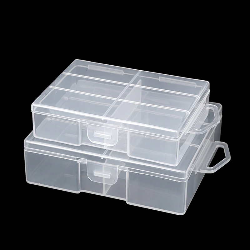 5th/7th Суха Батерия, Кутия За Съхранение за Носене Защитен Контейнер Органайзер Голям Капацитет Пълно Покритие на Твърда Пластмаса Прозрачна Преносим Изображение 4 