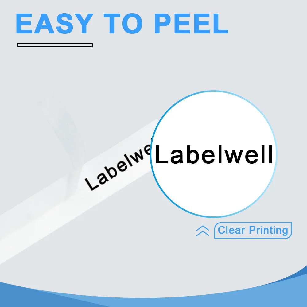 Labelwell 36 мм Съвместима этикеточная лента 261 Съвместима за производител на етикети 161 261 161 661 461 561 Ламиниран этикеточная лента Изображение 4 