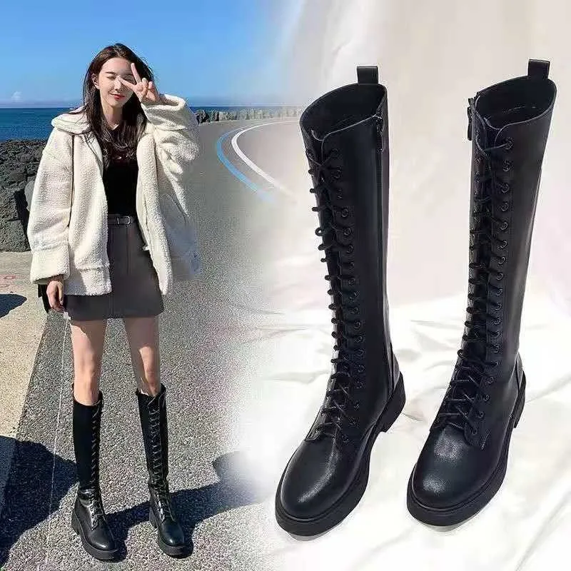 2022 г. Пикантни високи ботуши до коляното на висок ток с препратка джапанки от изкуствена кожа Дамски Модни обувки на висок ток Zapatos De Mujer 1 Изображение 5 